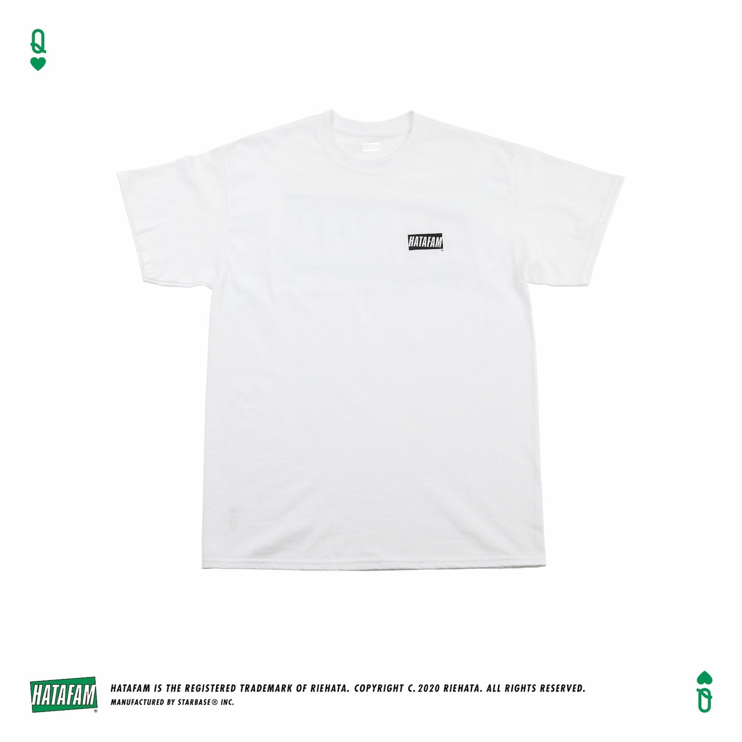 "HATAFAM Logo" T-shirt WHITE