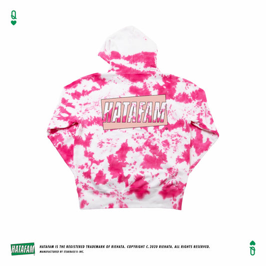 "HATAFAM Logo" Hoodie PINK