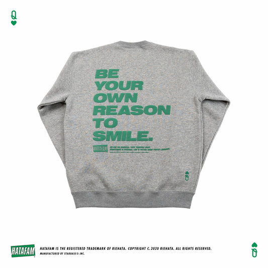 "HATAFAM Logo" Sweat Shirt GRAY