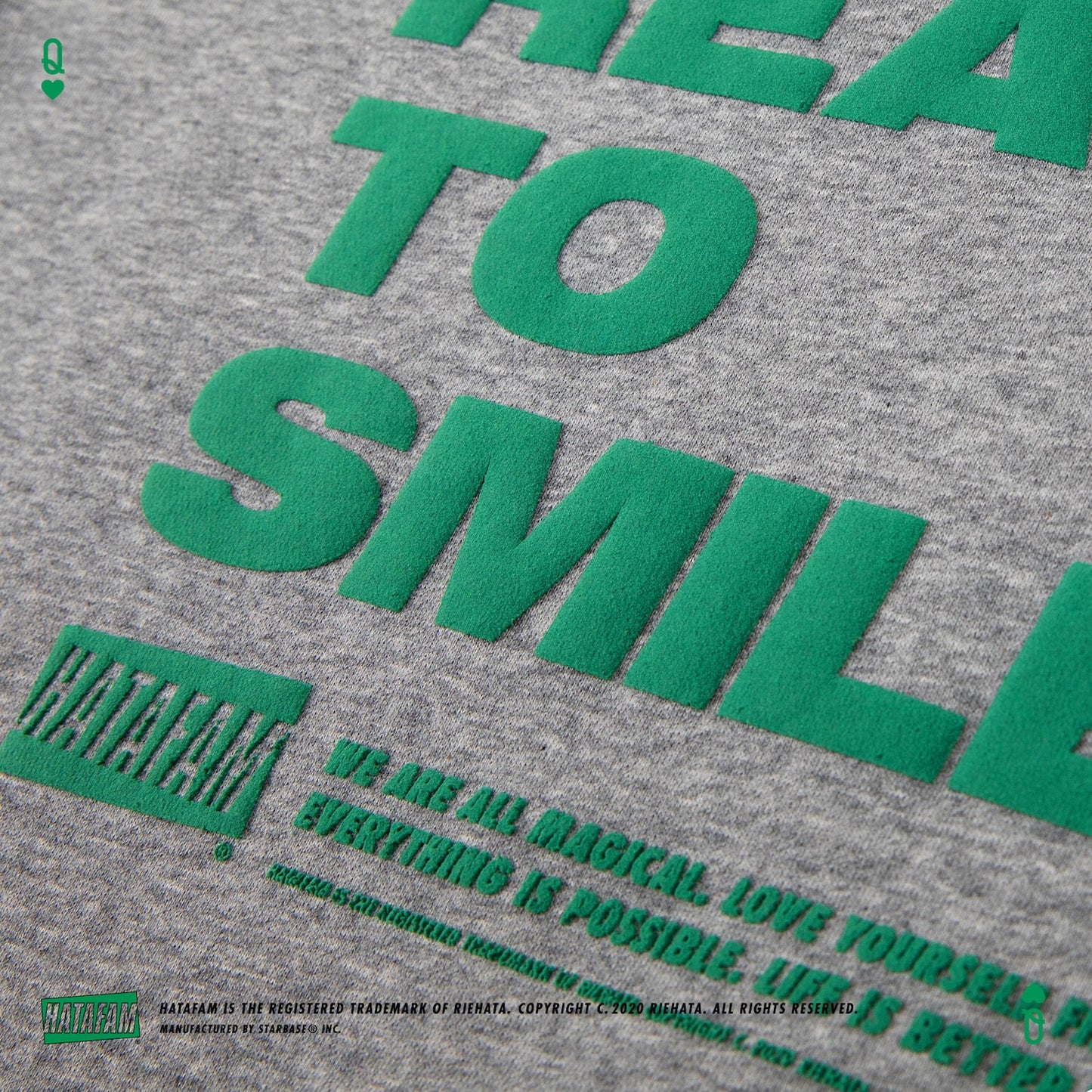 "HATAFAM Logo" Sweat Shirt GRAY